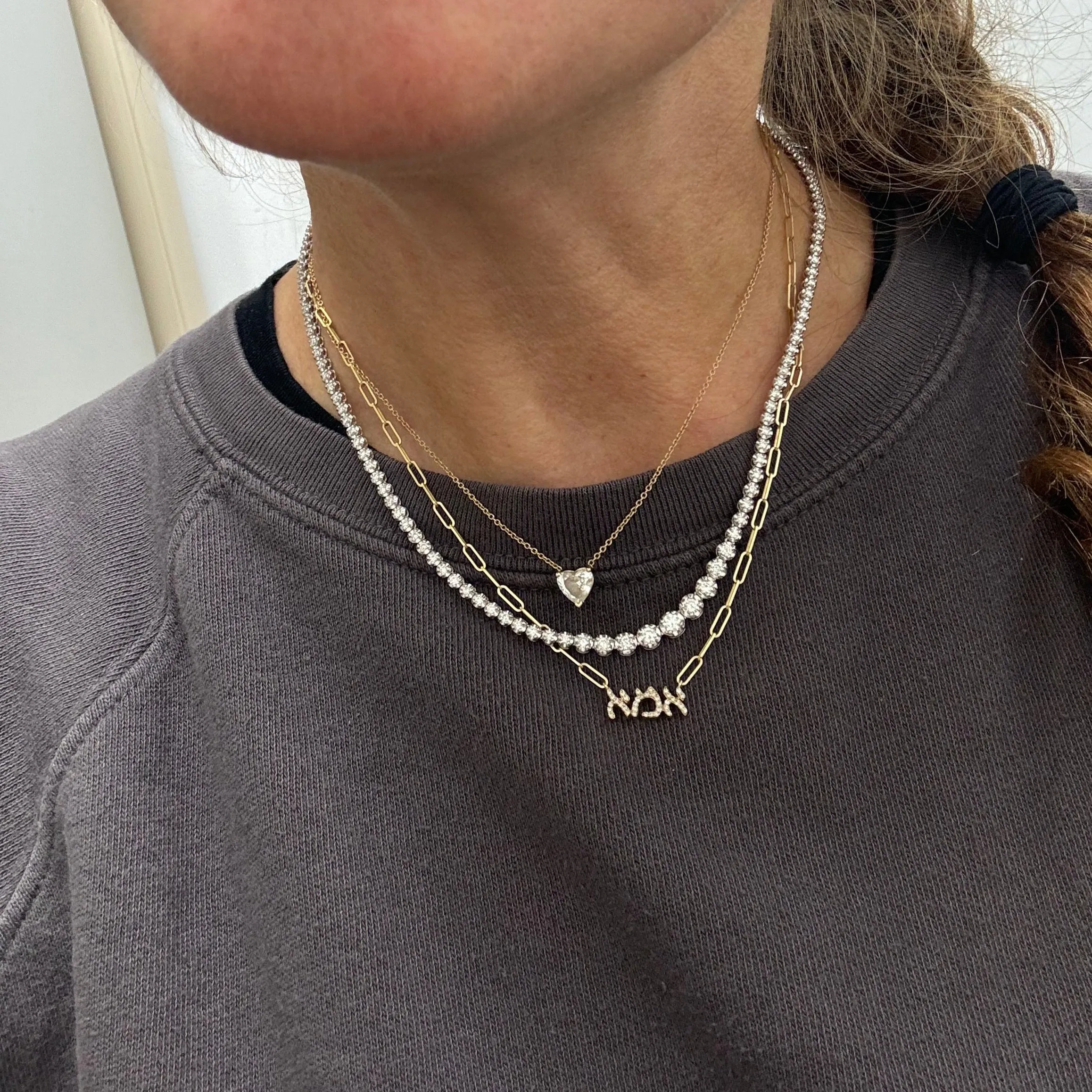 3ct Tennis necklace