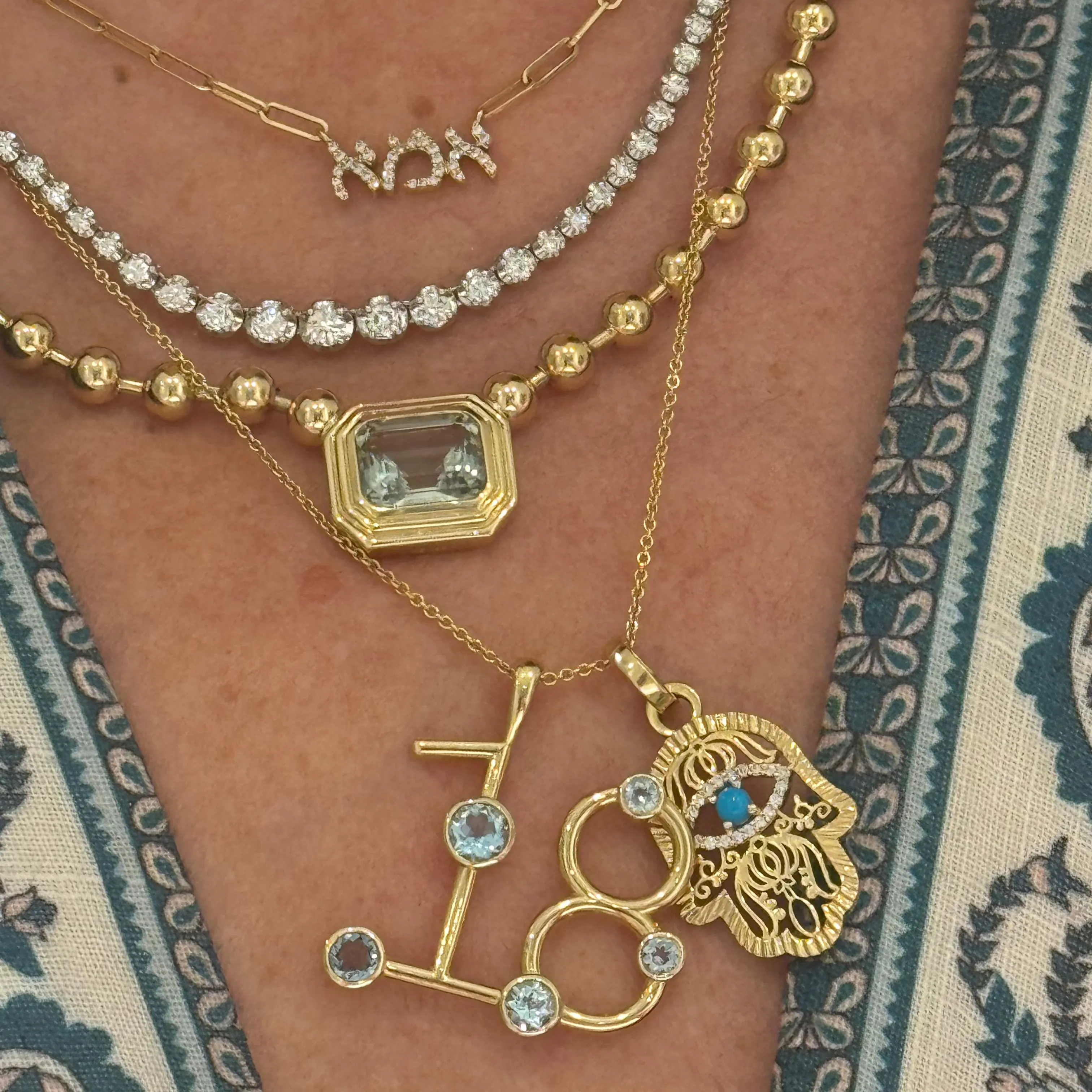 3ct Tennis necklace
