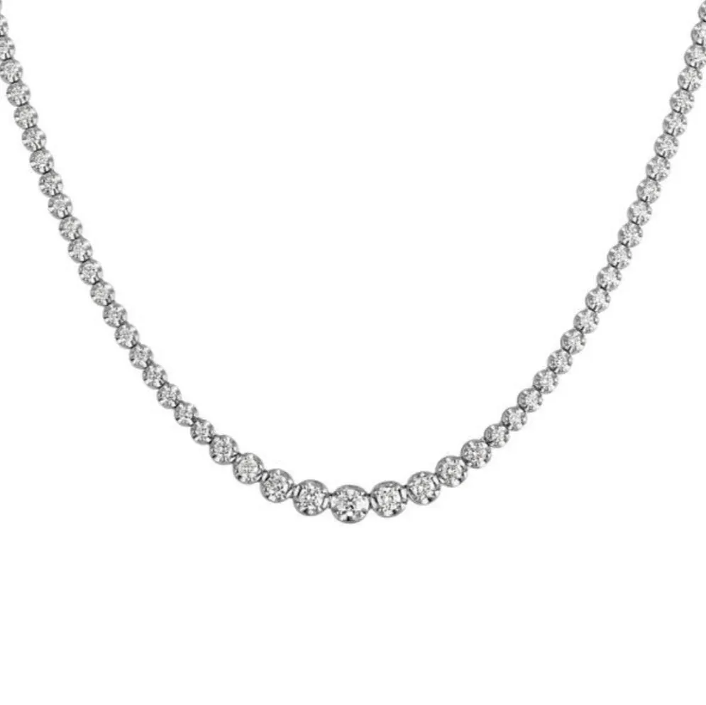 3ct Tennis necklace