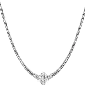 3mm European Snake Chain Charm Bead Pendant Necklace Jewelry 20inch Gold