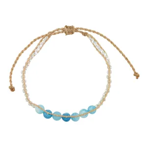 Adjustable Wax Cord & Stone Mix Bracelet