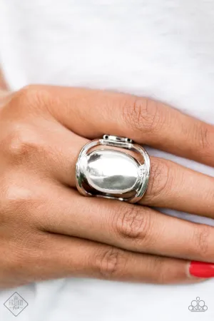 All Shine, All The Time - Silver - Paparazzi Ring - August 2019 Magnificent Musings