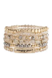 Amazing Grace Beaded Bracelet