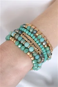 Amazing Grace Beaded Bracelet