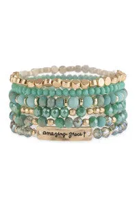 Amazing Grace Beaded Bracelet