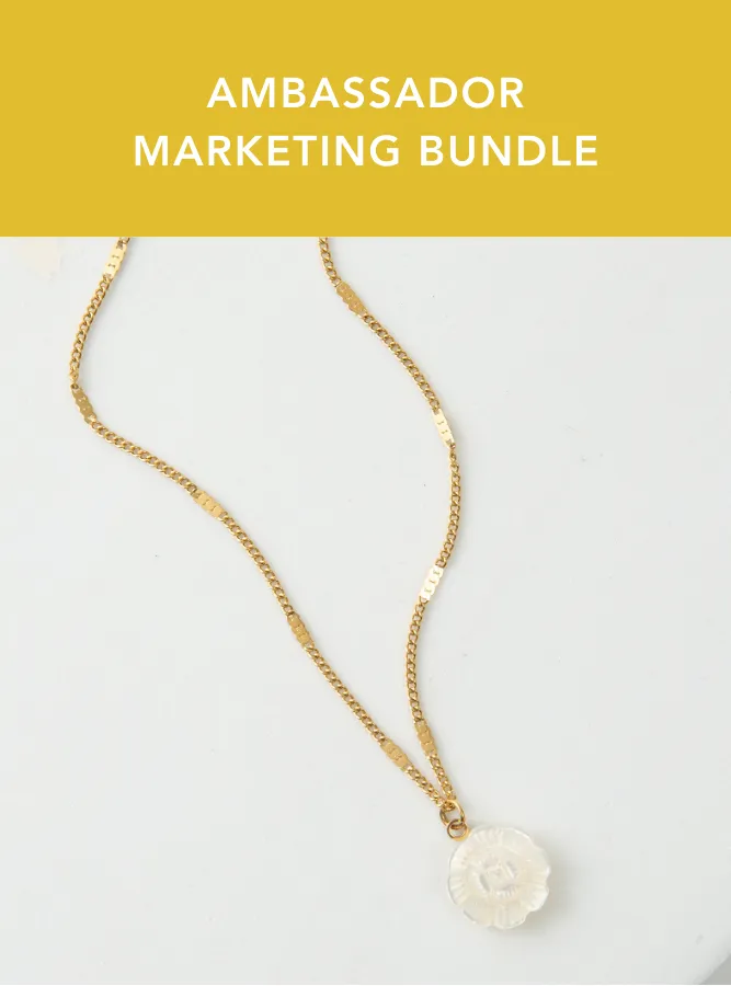 Ambassador Marketing Bundle - 5 Petite Bloom Necklaces