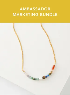 Ambassador Marketing Bundle - 5 Refraction Necklaces