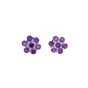 Amethyst Earring in .925 Sterling Silver - KST 51167