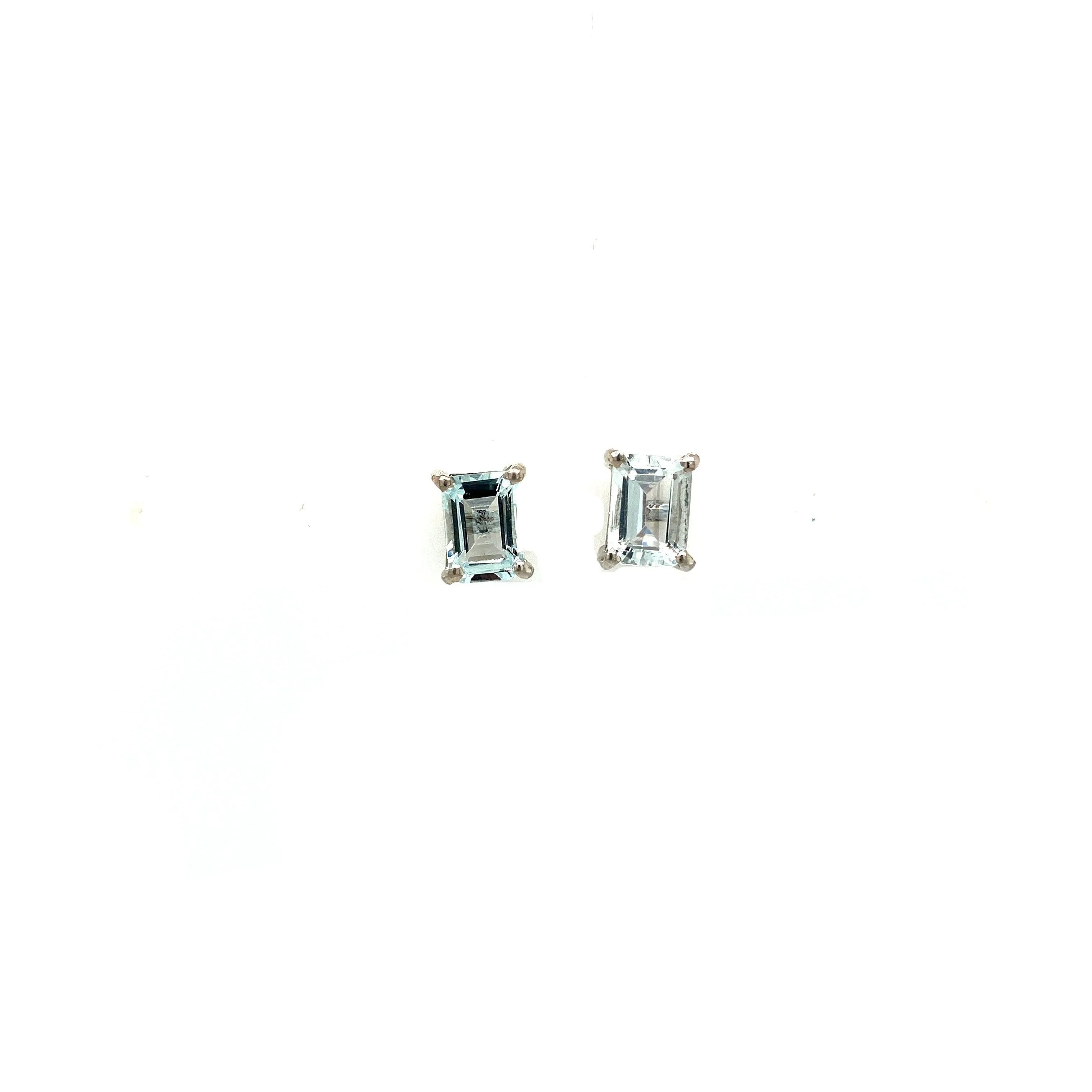 Aquamarine Earring in .925 Sterling Silver - KST 55914