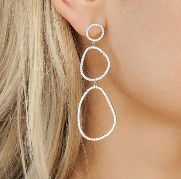 Asymmetrical Drop Earrings