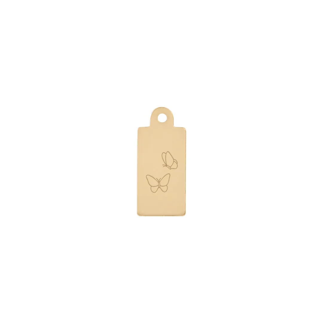 Australian Endometriosis Foundation - Engraved Necklace - Gold
