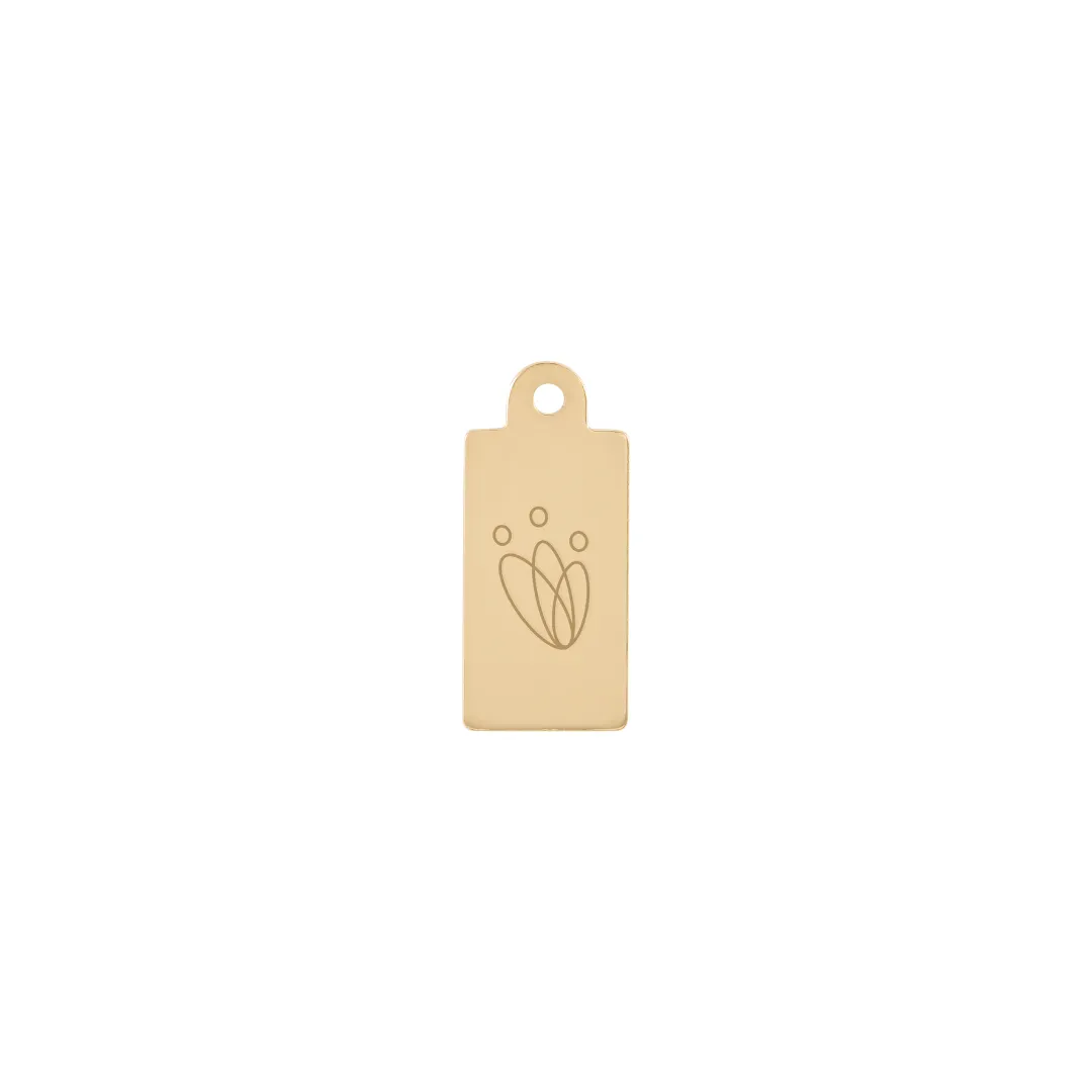 Australian Endometriosis Foundation - Engraved Necklace - Gold