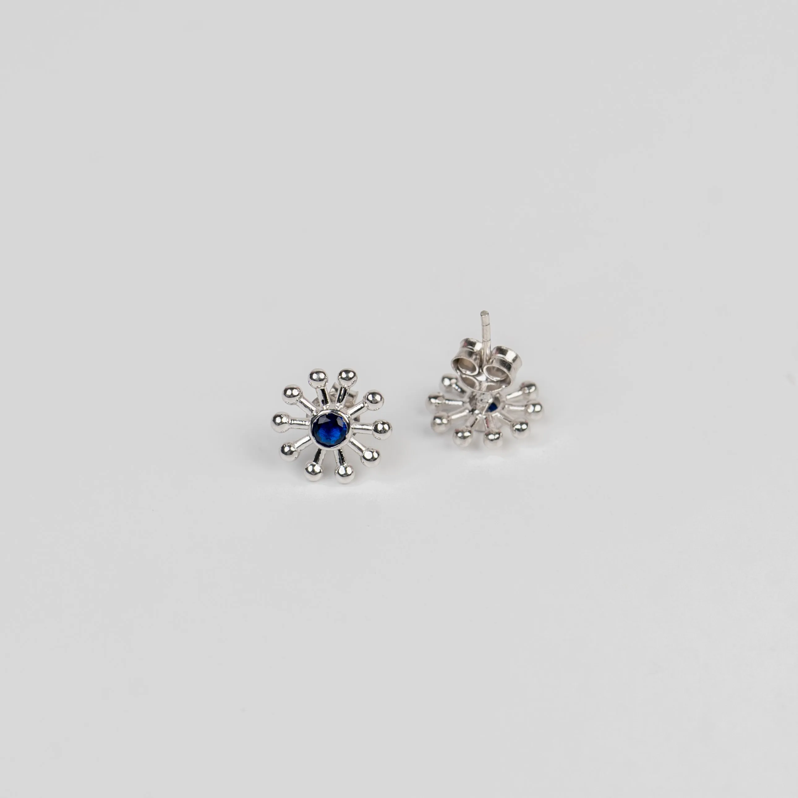 Azure Sunburst Shine Earring