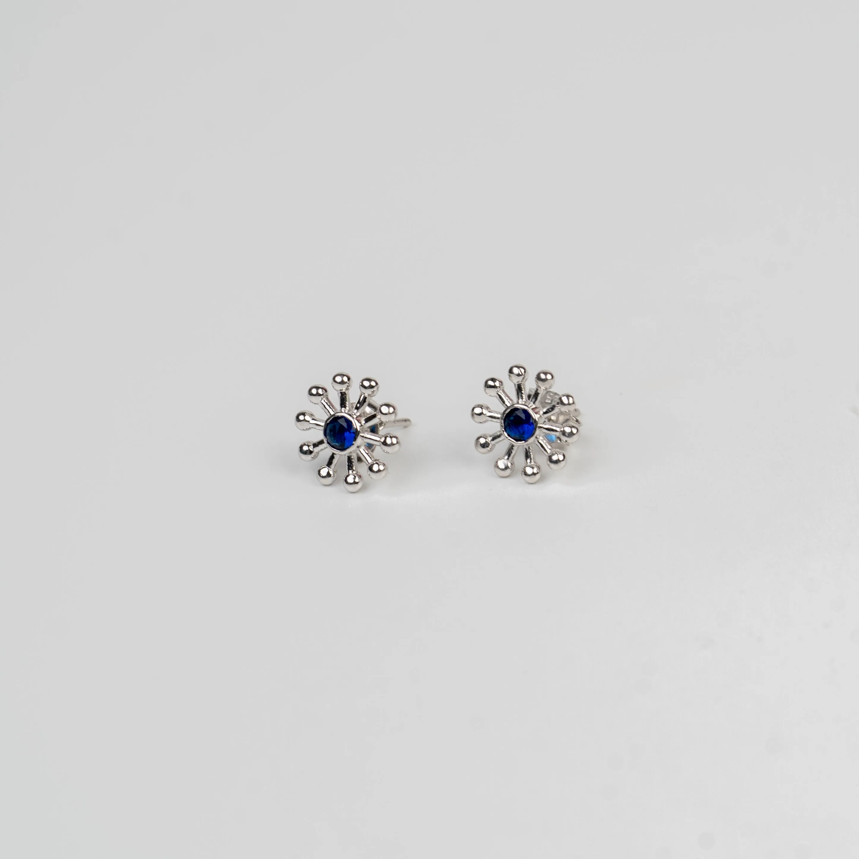 Azure Sunburst Shine Earring