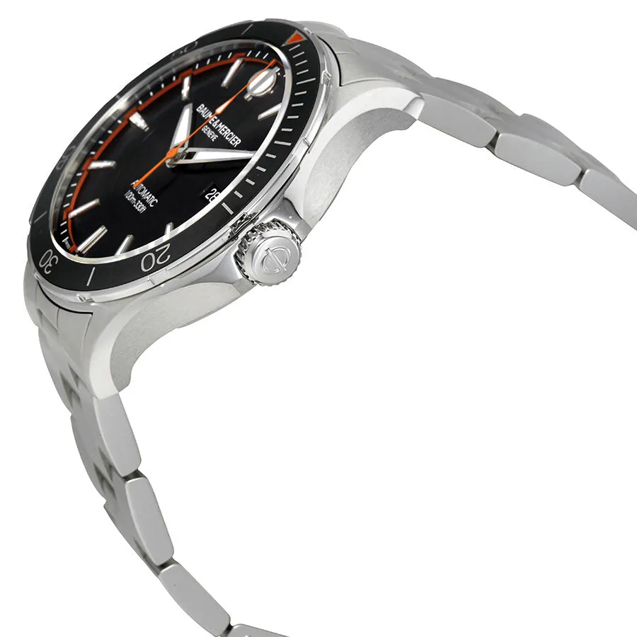 Baume et Mercier Clifton Automatic Black Dial Men's Watch MOA10340