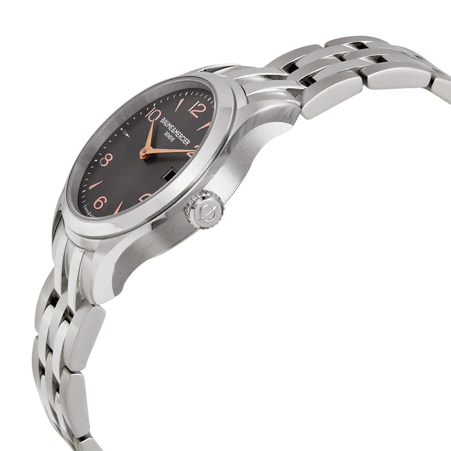 Baume Et Mercier Clifton Grey Dial Stainless Steel Ladiess Watch10209 A10209