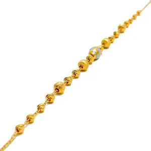 Beautiful Lightweight 21k Gold Bracelet