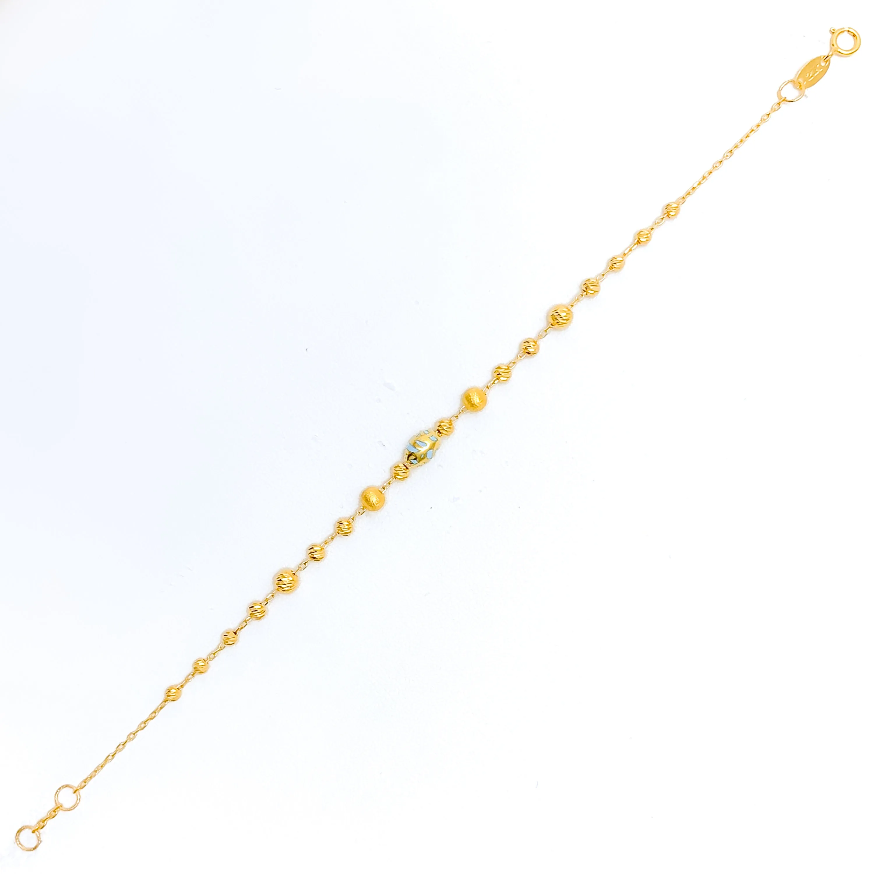 Beautiful Lightweight 21k Gold Bracelet