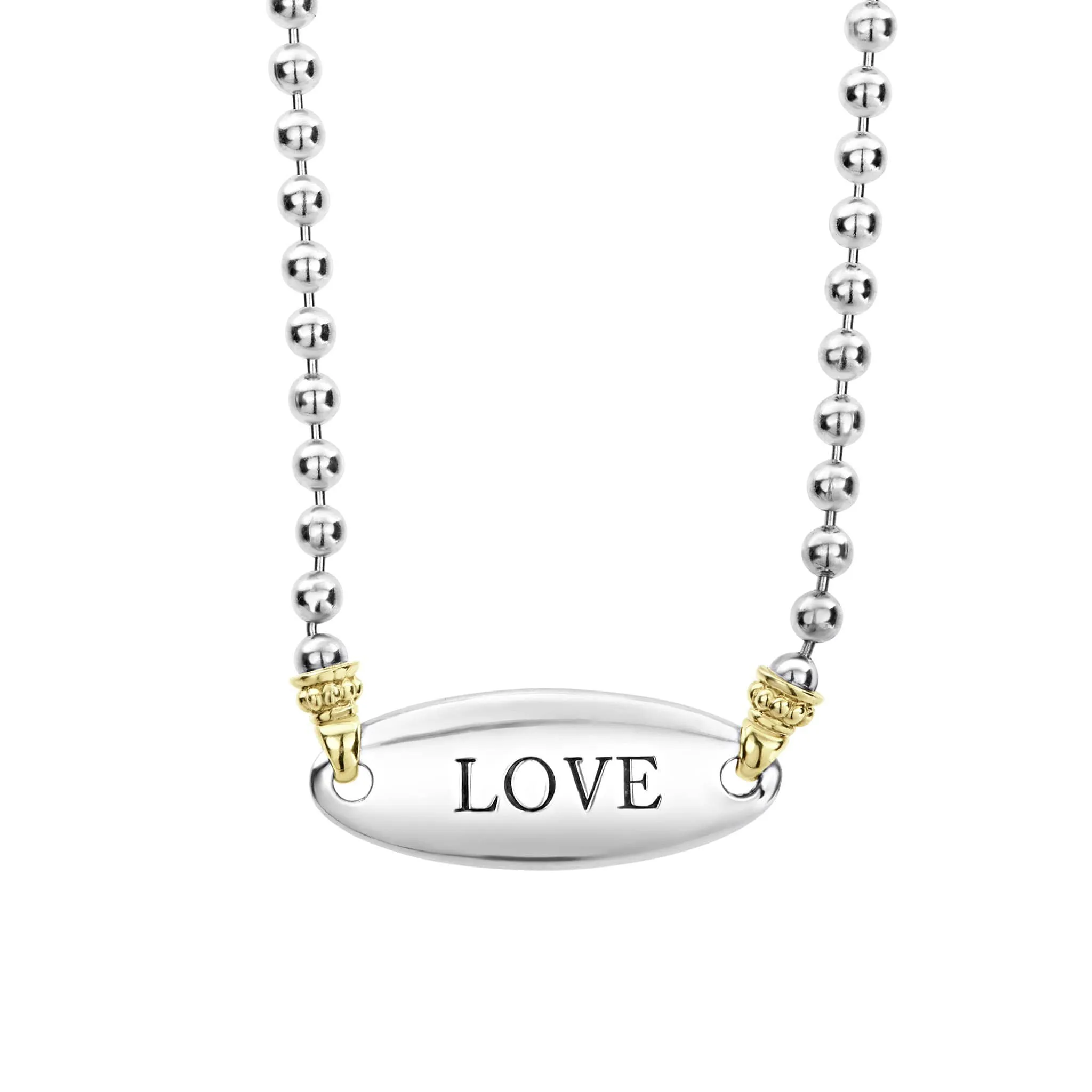 Beloved Oval Plate Necklace