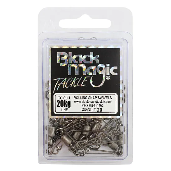 Black Magic Snap Swivel Economy Pack