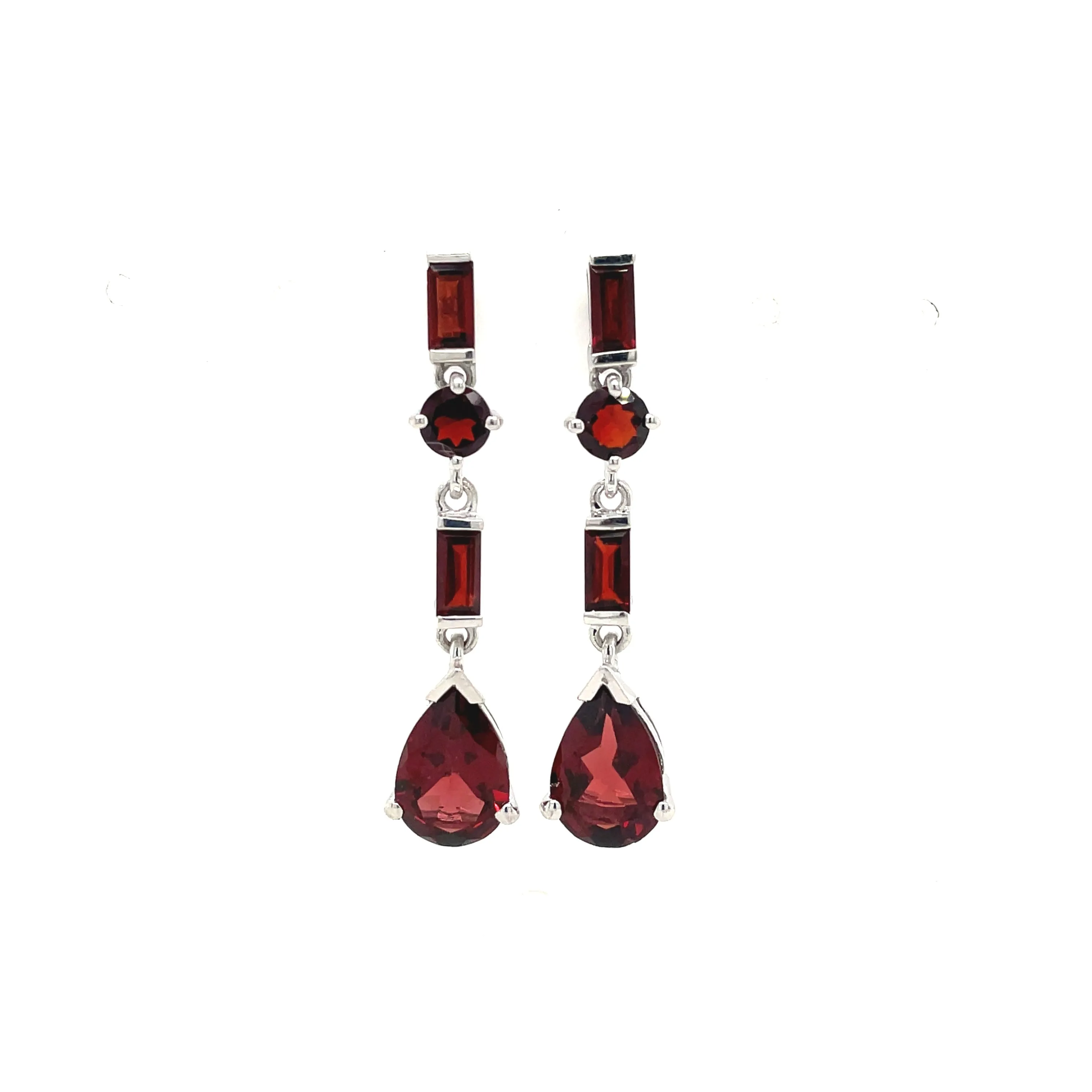 Blue Topaz Earring in .925 Sterling Silver - KST 57838