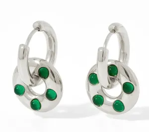 Boho & Mala Stainless Steel Hoop Earrings