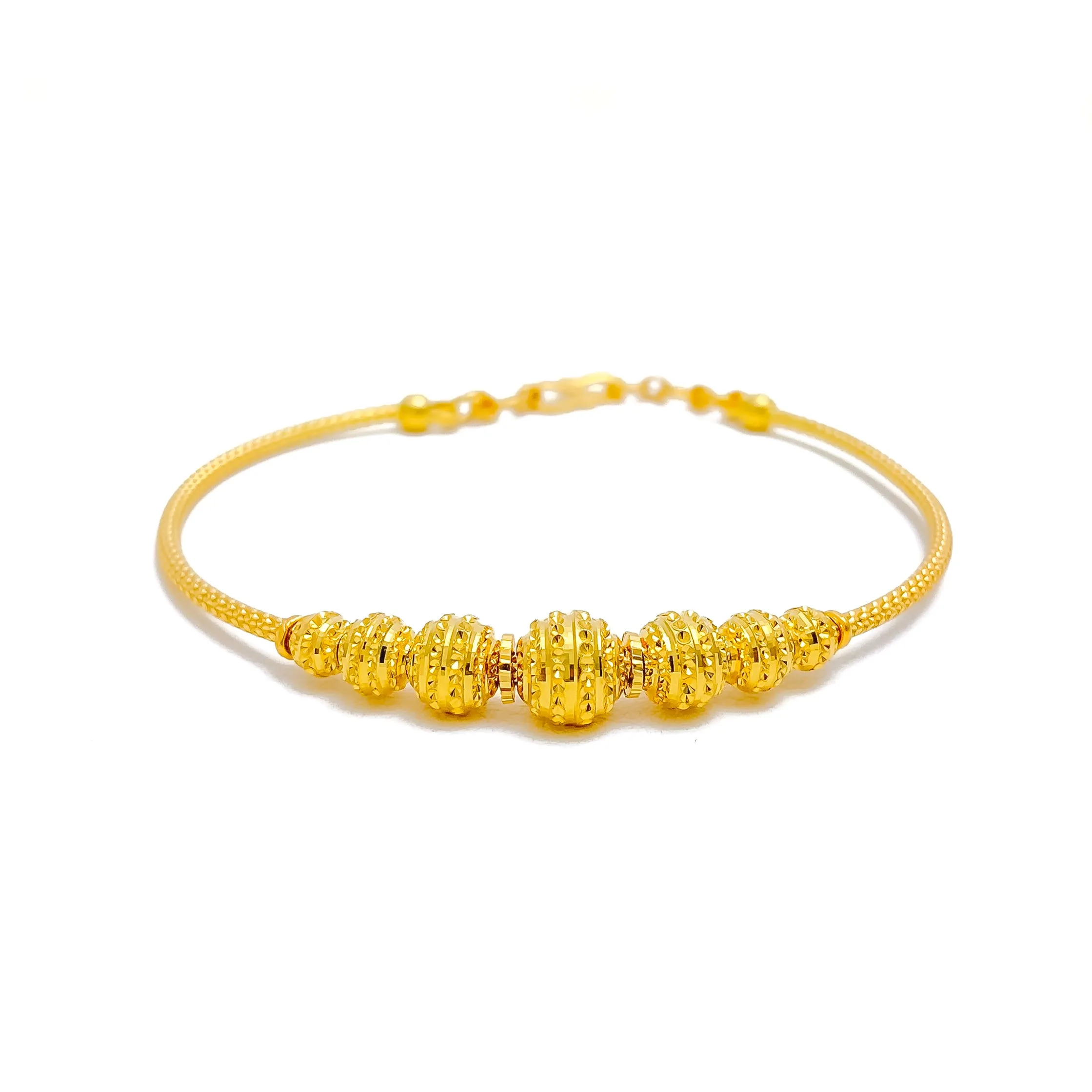Bold Chic 22k Gold Bangle Bracelet