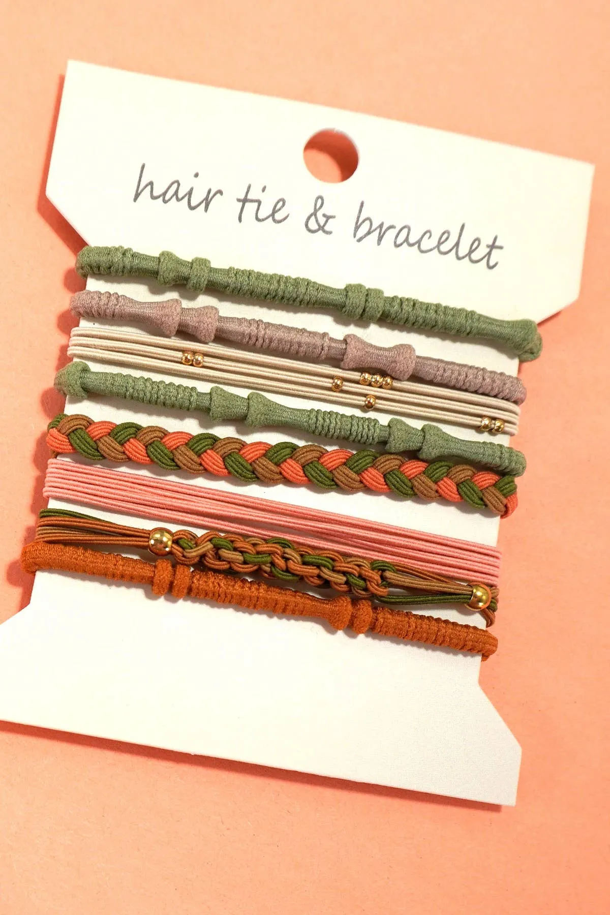 Bracelet Hair Ties 8 pack