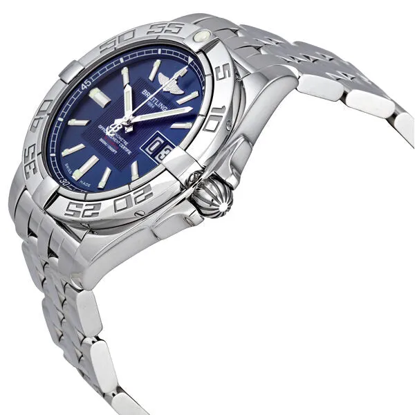 Breitling Galactic 41 Blue Dial Men's Watch A49350L2-C806SS A49350L2-C806-366A