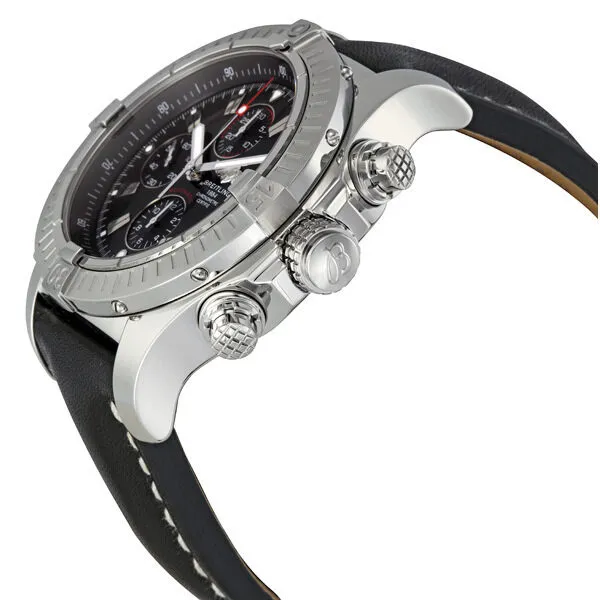 Breitling Super Avenger Black Dial Chronograph Men's Watch A1337011-B907BKLD A1337011/B907
