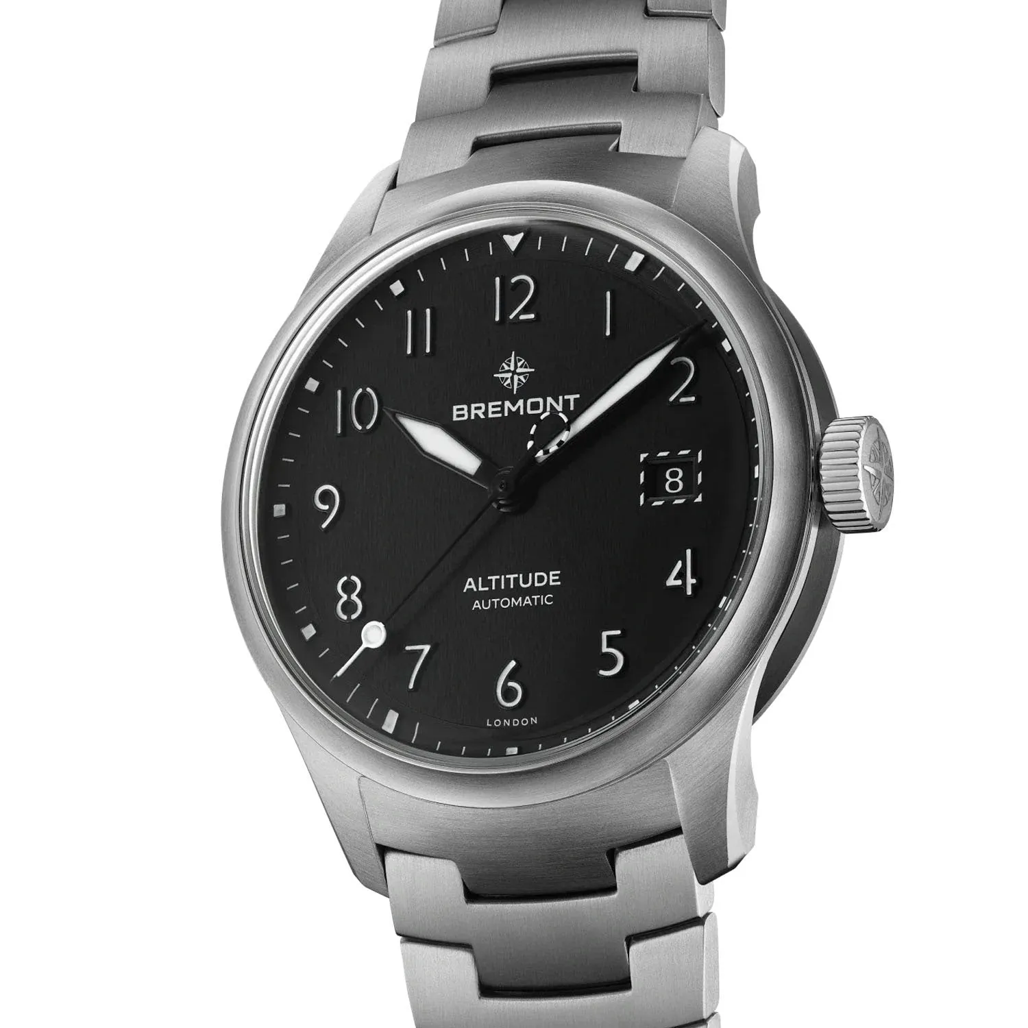 Bremont Altitude 39 Date Automatic – ALT39-DT-SS-BK-B