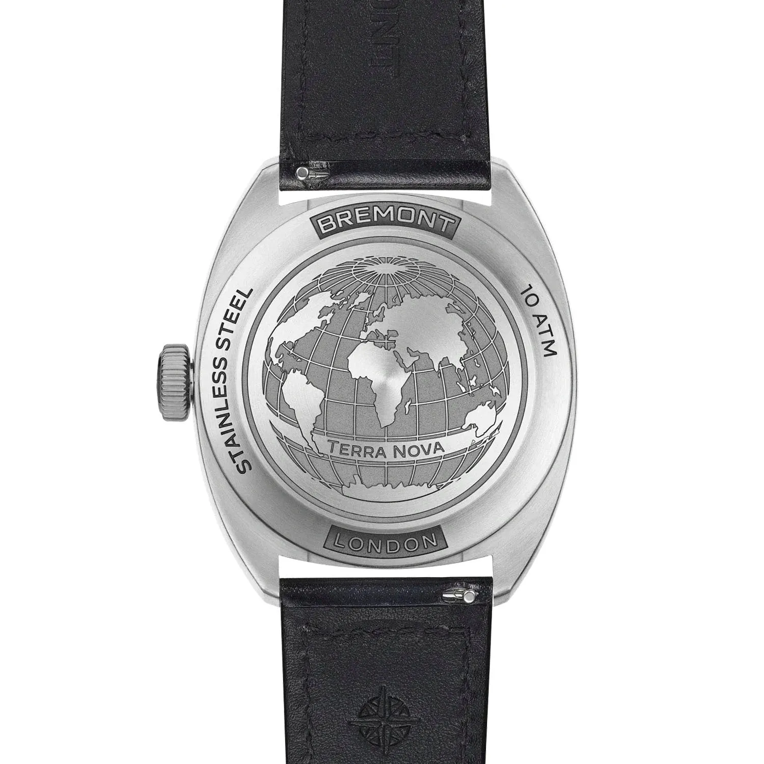 Bremont Terra Nova 40.5 Jumping Hour Automatic – TN40-JH-SS-BK-L-S