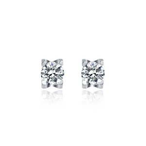 Brilliant Round Cut Moissanite Diamond Earrings Necklace Sets