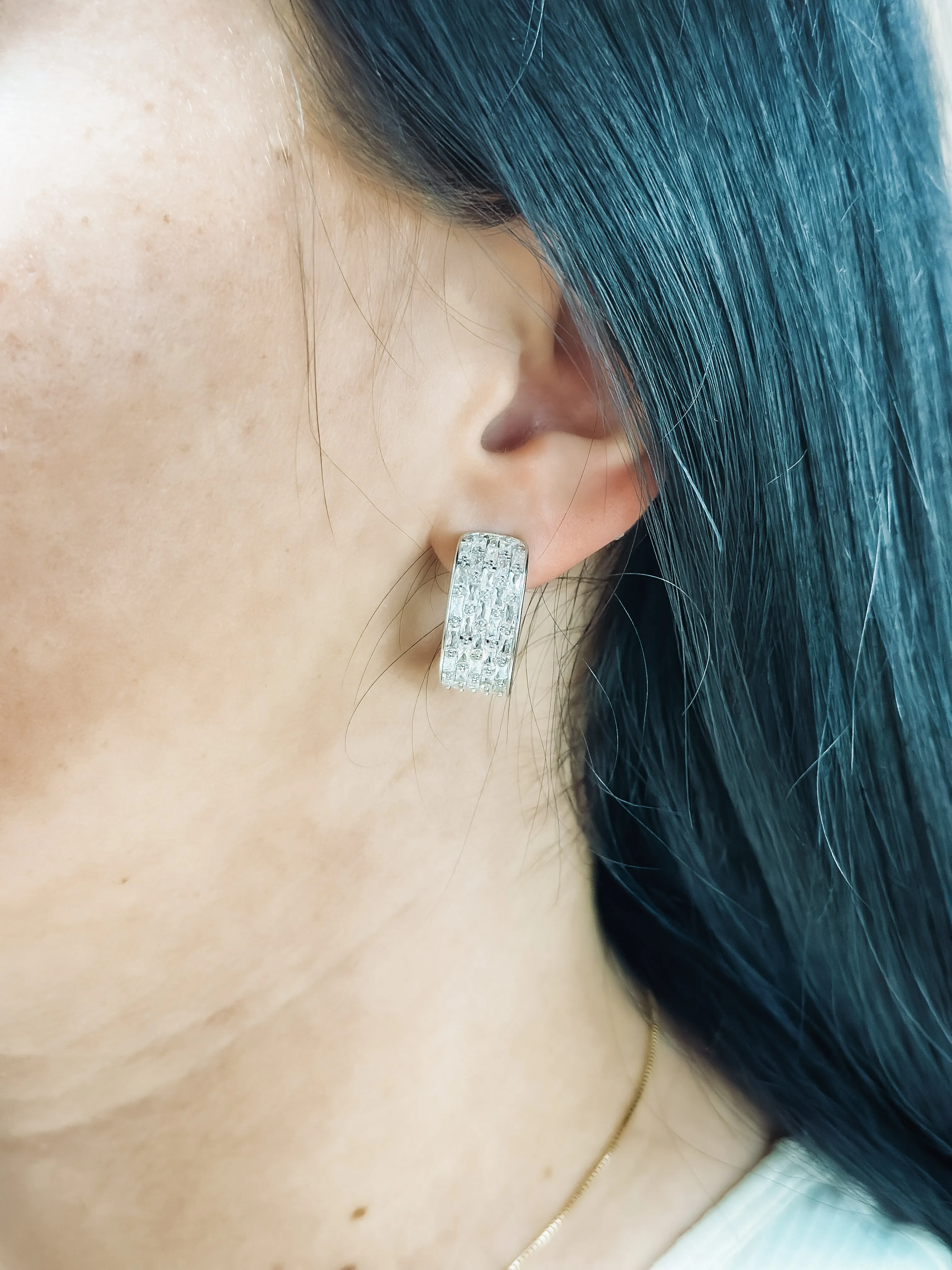 Bring the Glam Hoop Earrings