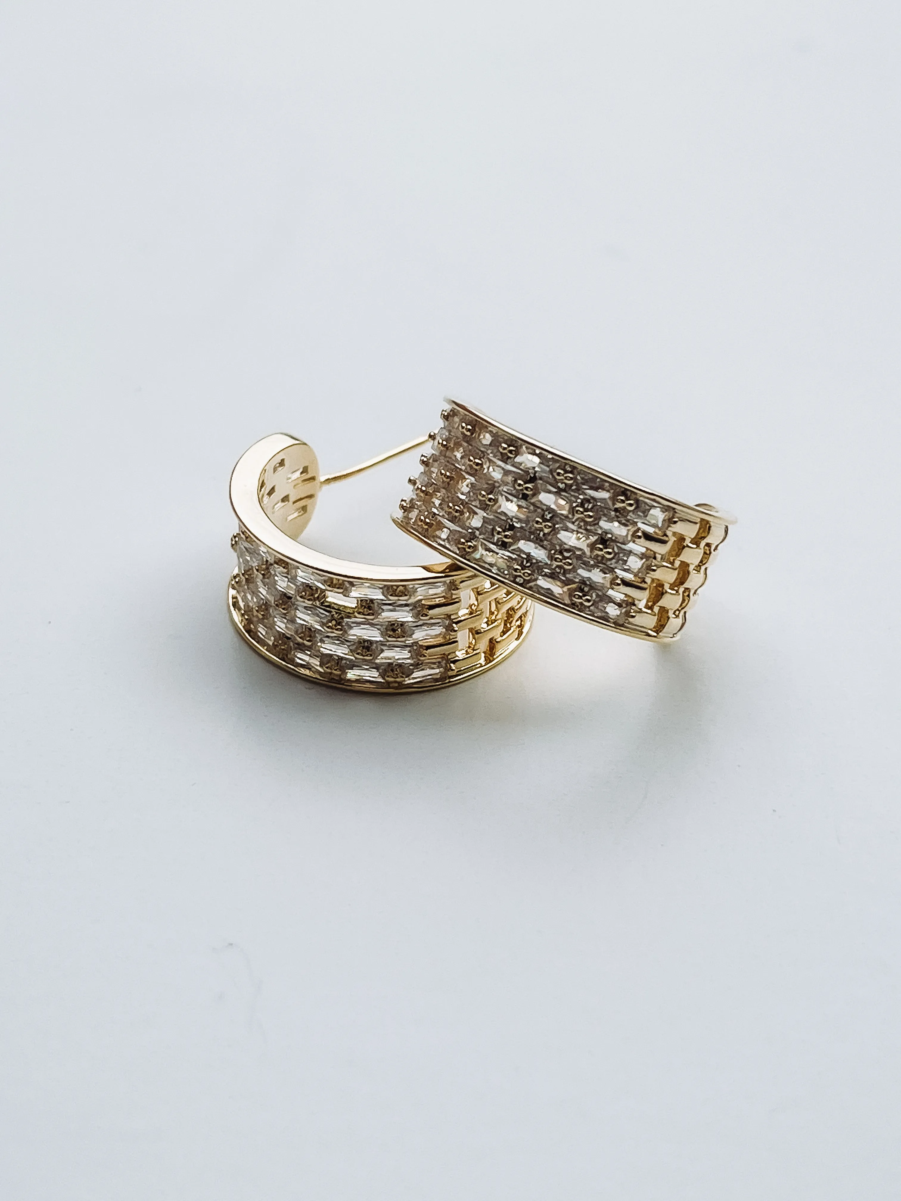 Bring the Glam Hoop Earrings
