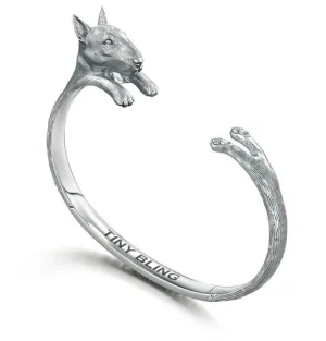 Bull Terrier Breed Jewelry Cuddle Cuff Bracelet