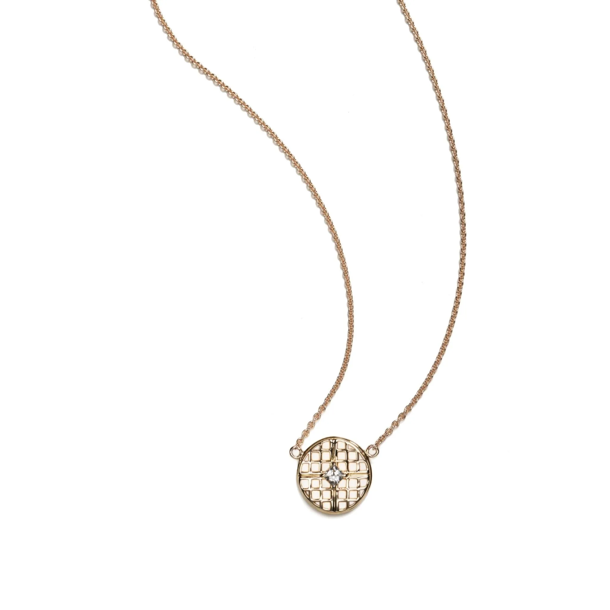 Butter on a Hot Waffle Necklace