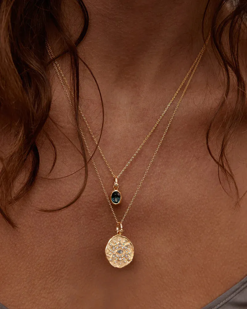 BY CHARLOTTE GOLD SACRED JEWEL TOPAZ PENDANT ONLY