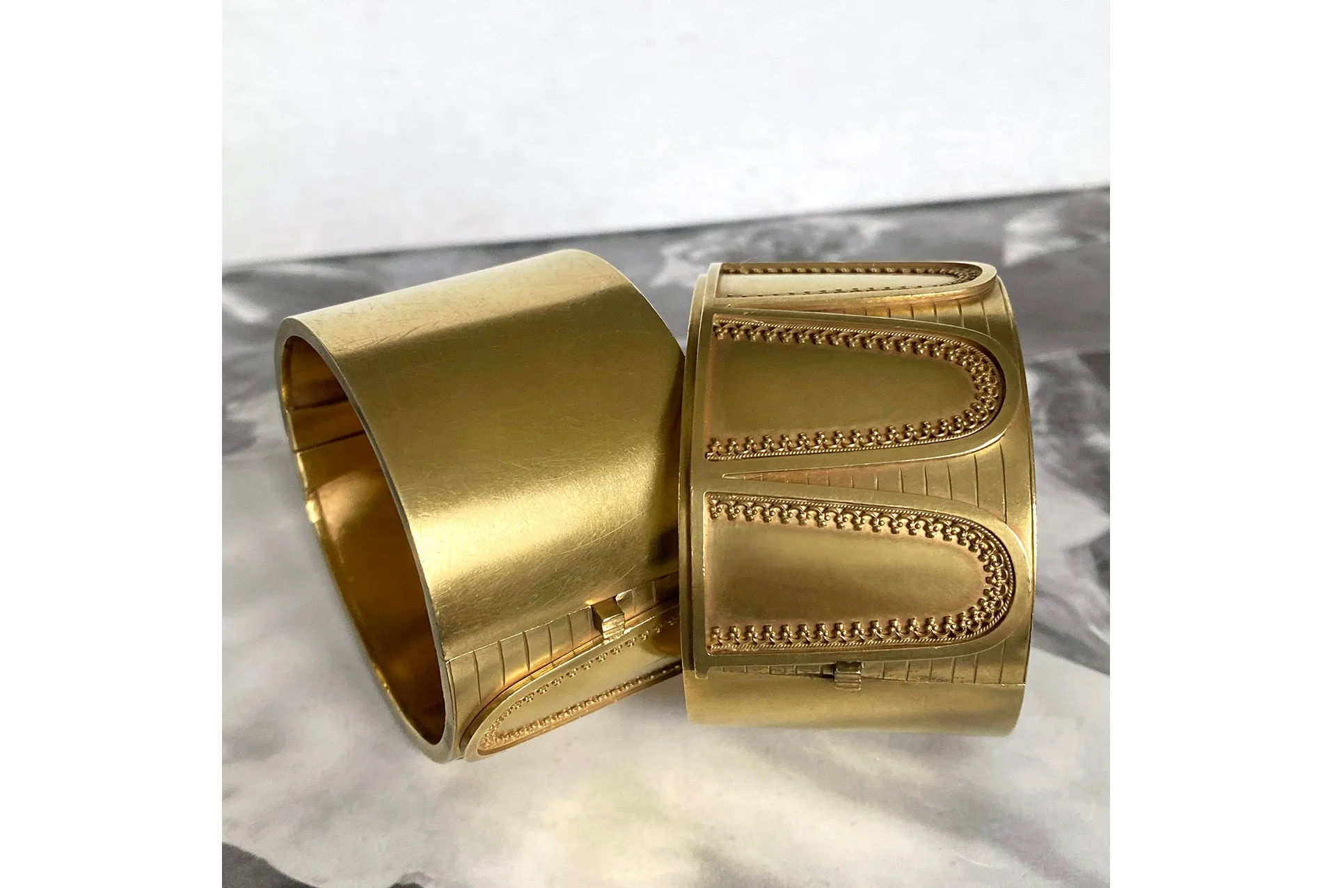 C.1870. Pair of Victorian Matching Bangles