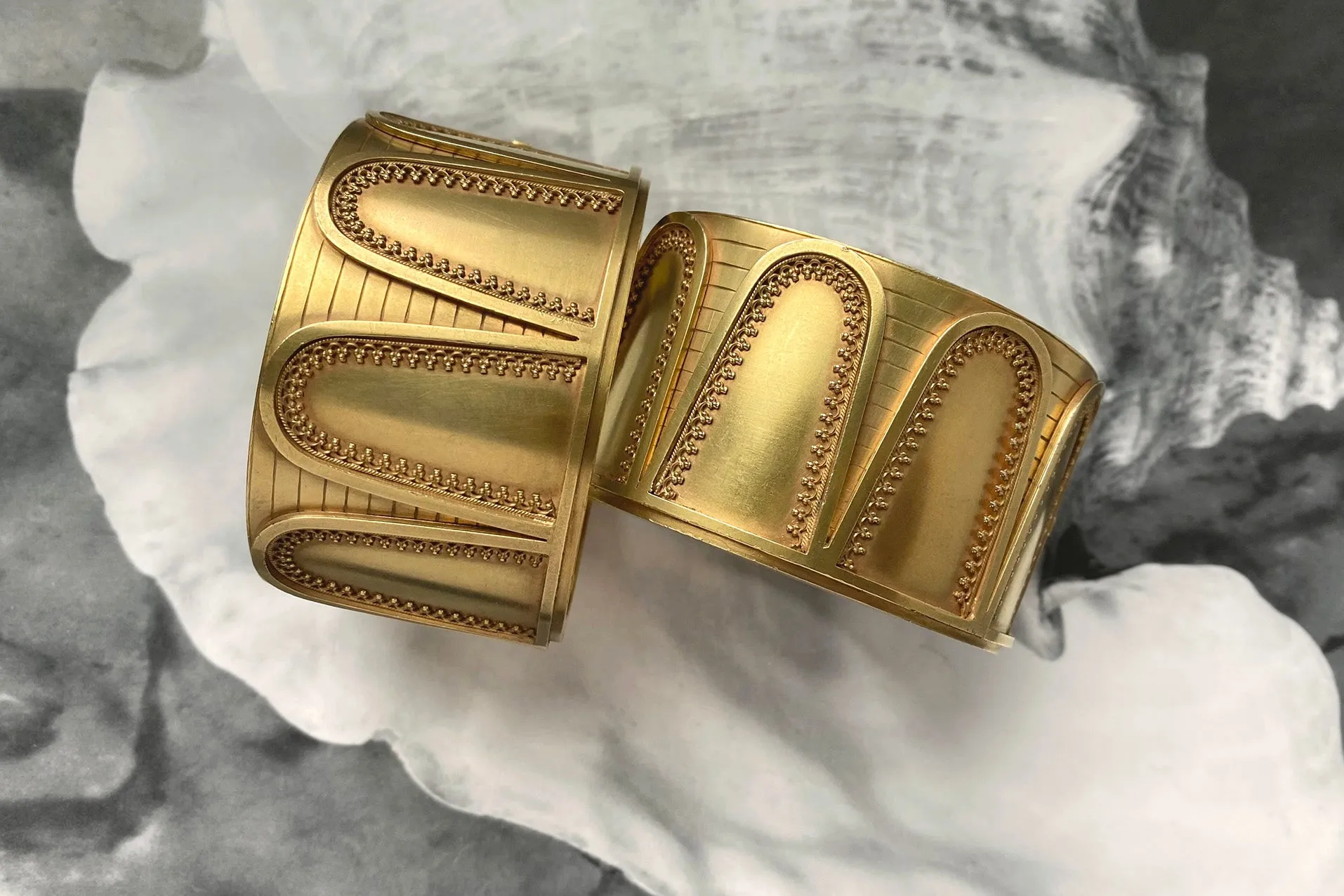 C.1870. Pair of Victorian Matching Bangles