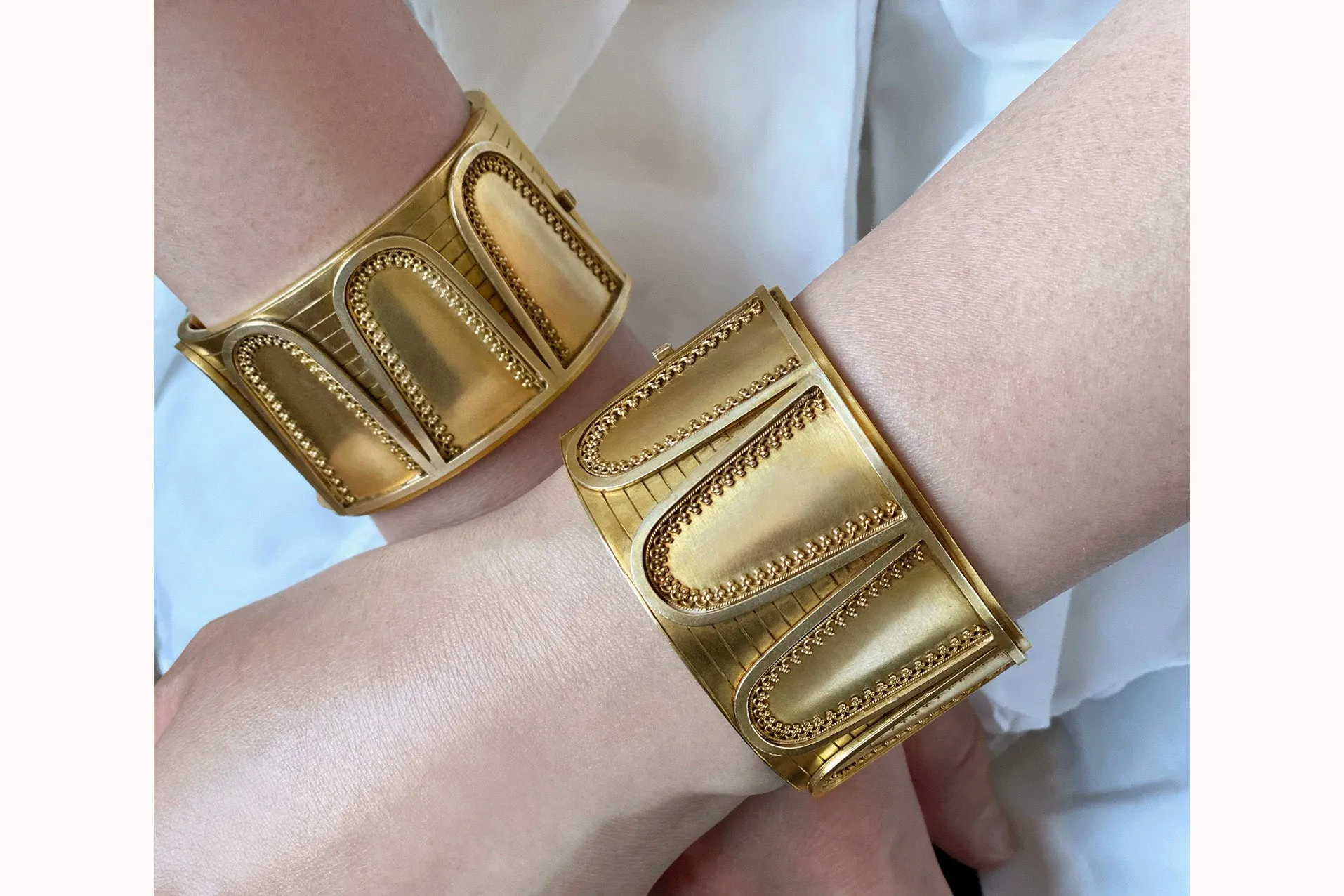 C.1870. Pair of Victorian Matching Bangles