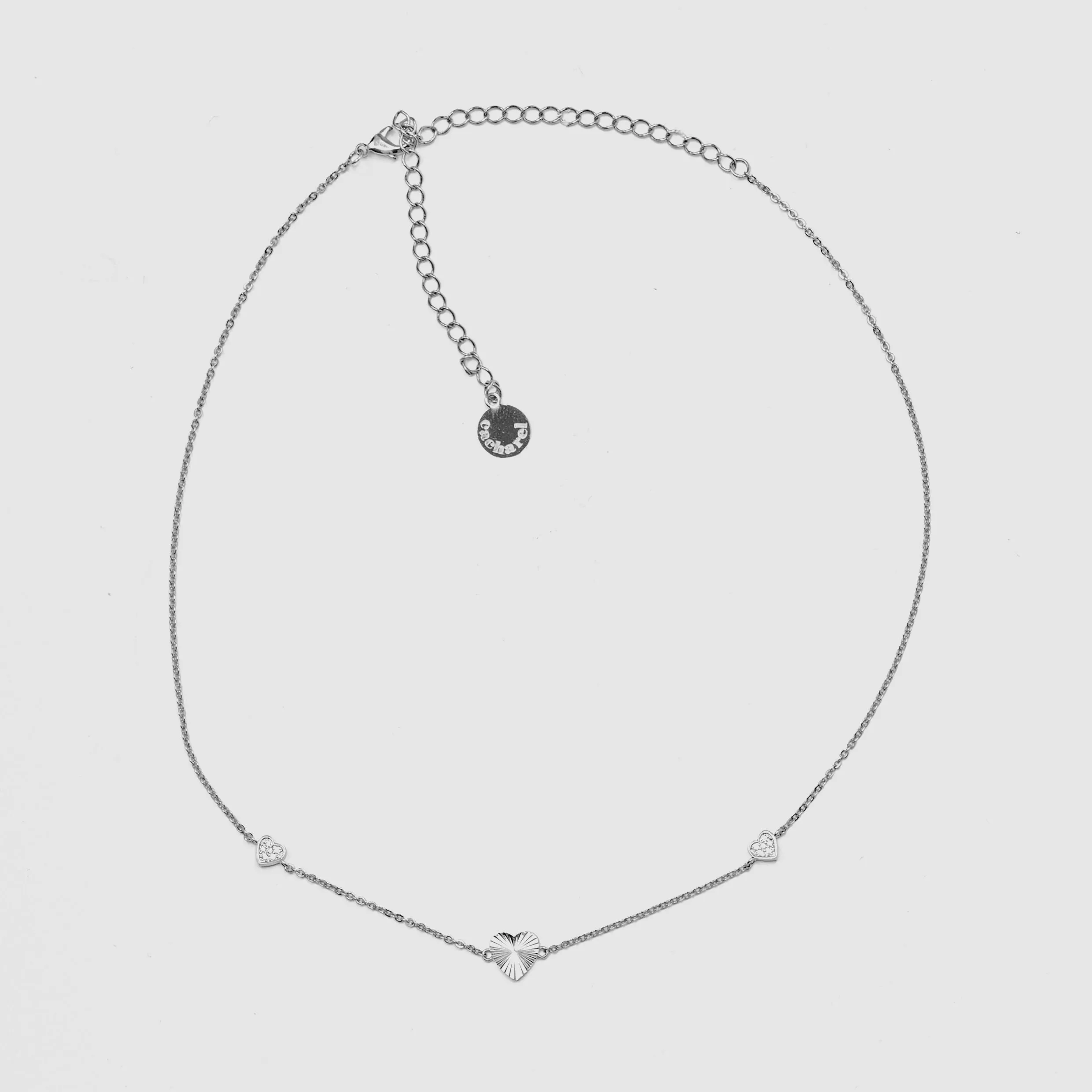 Cacharel CJC343C-Necklace Alix Silver