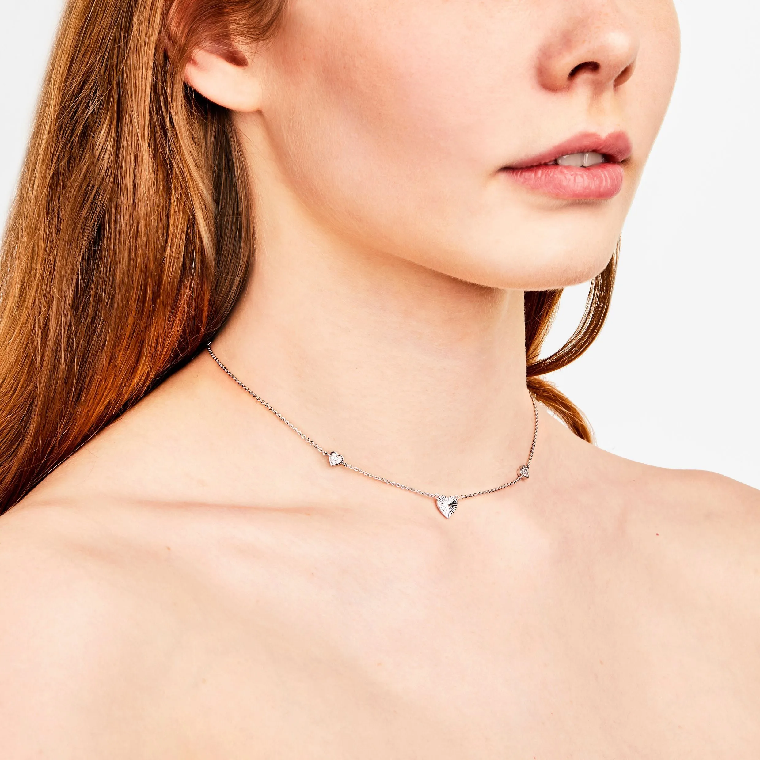 Cacharel CJC343C-Necklace Alix Silver