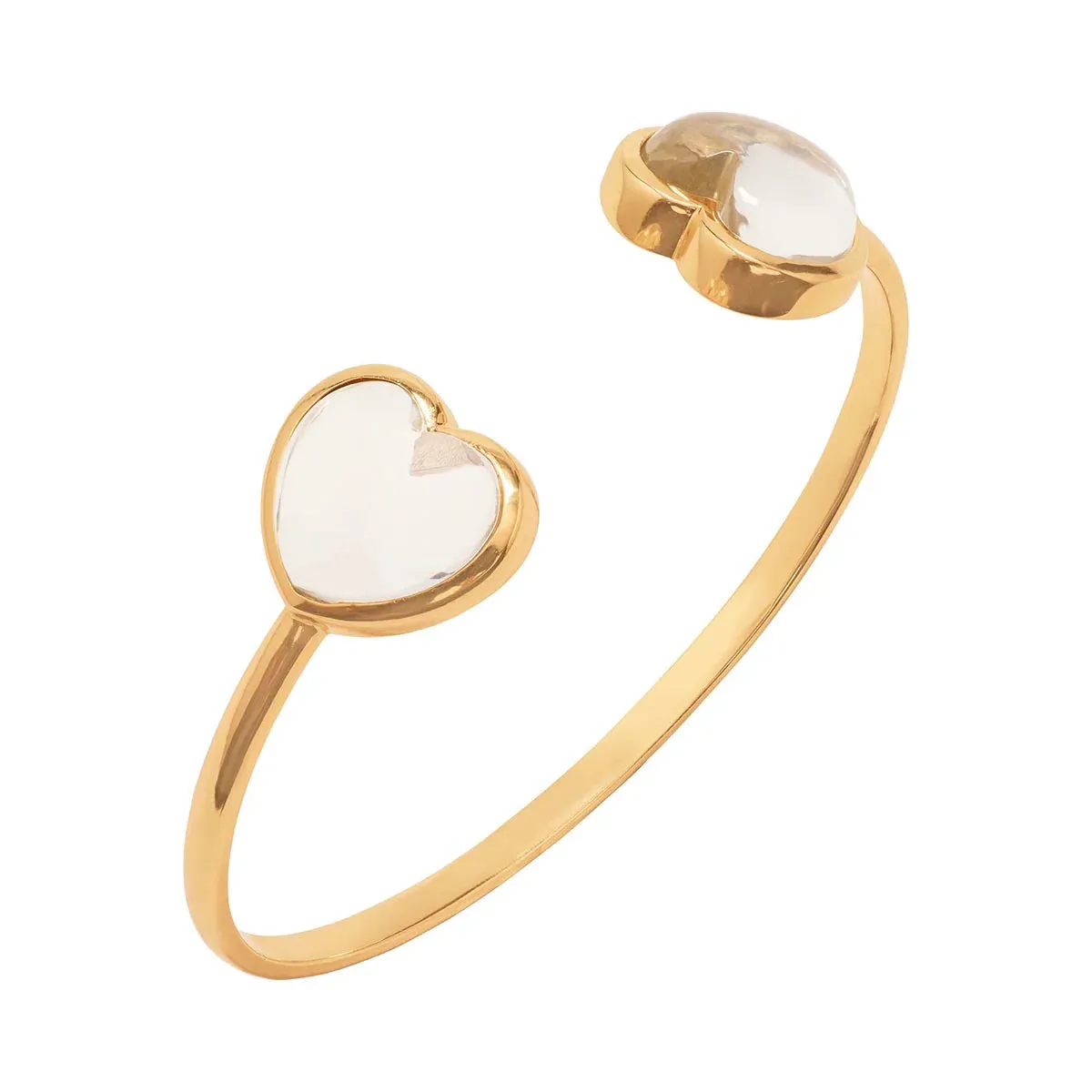 Capucine de Wulf Love Bangle - Clear Quartz