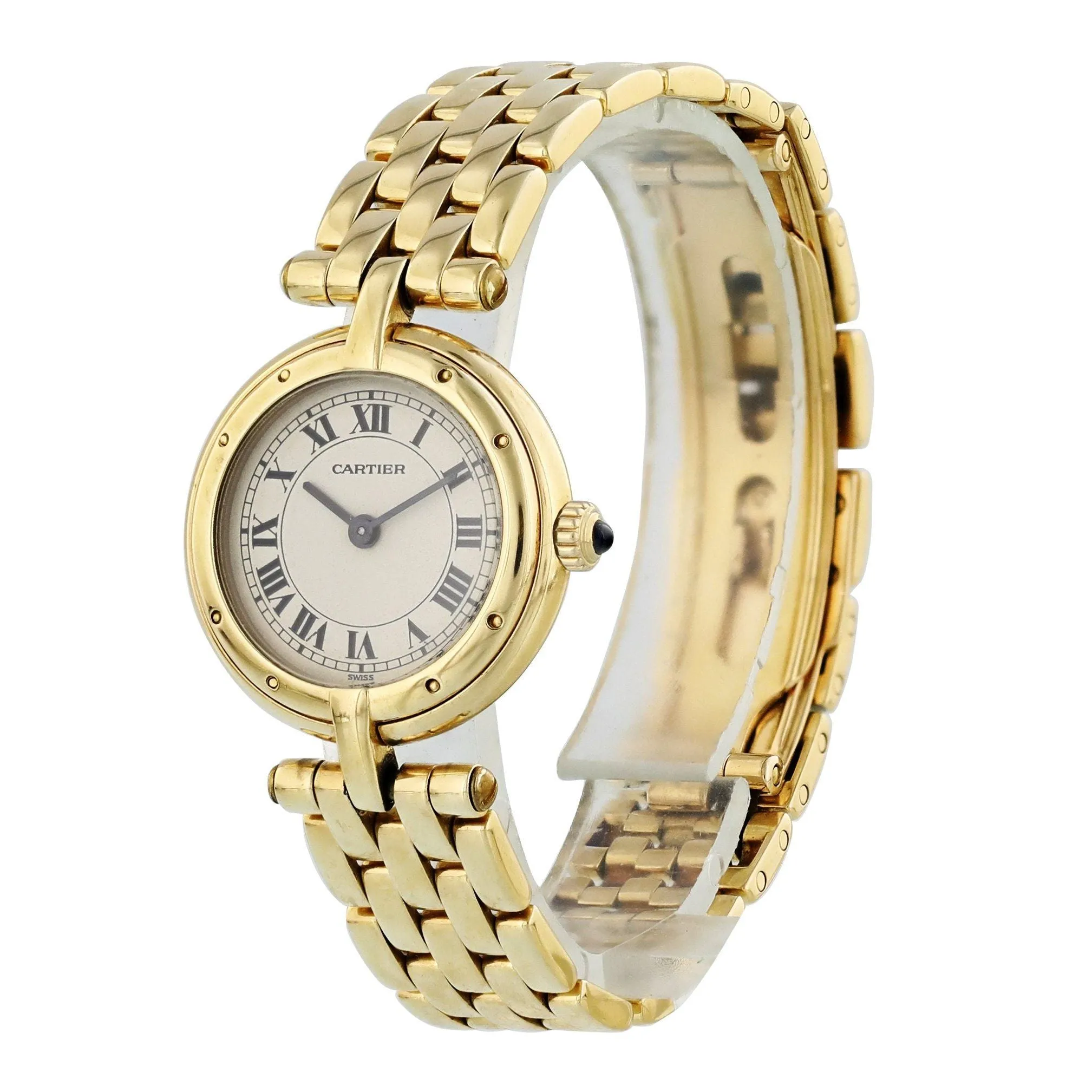 Cartier cougar Panthere Yellow Gold Ladies Watch
