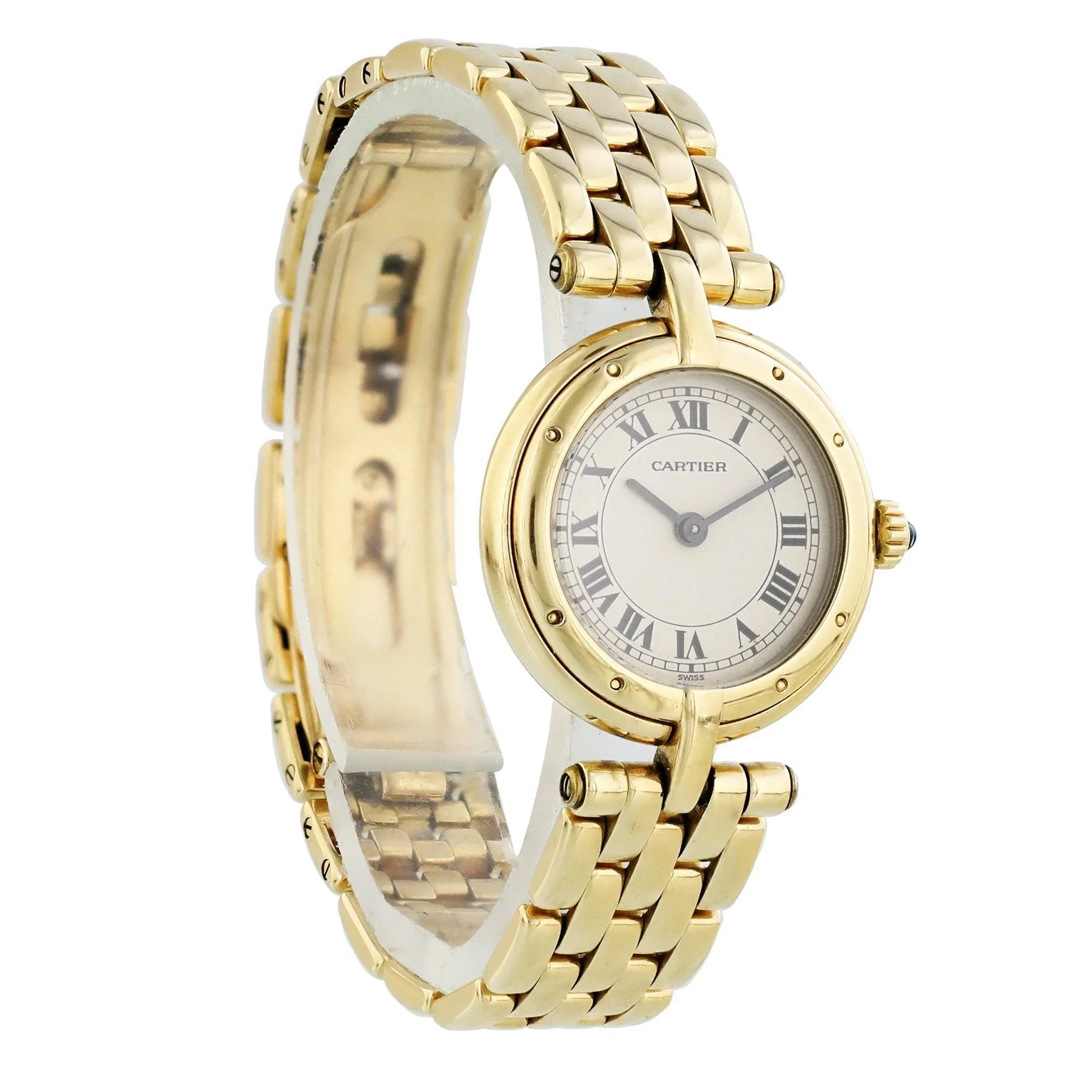 Cartier cougar Panthere Yellow Gold Ladies Watch
