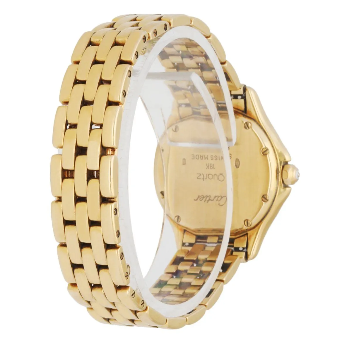 Cartier Panthere Cougar 887907 18K Yellow Gold & Diamond Ladies Watch