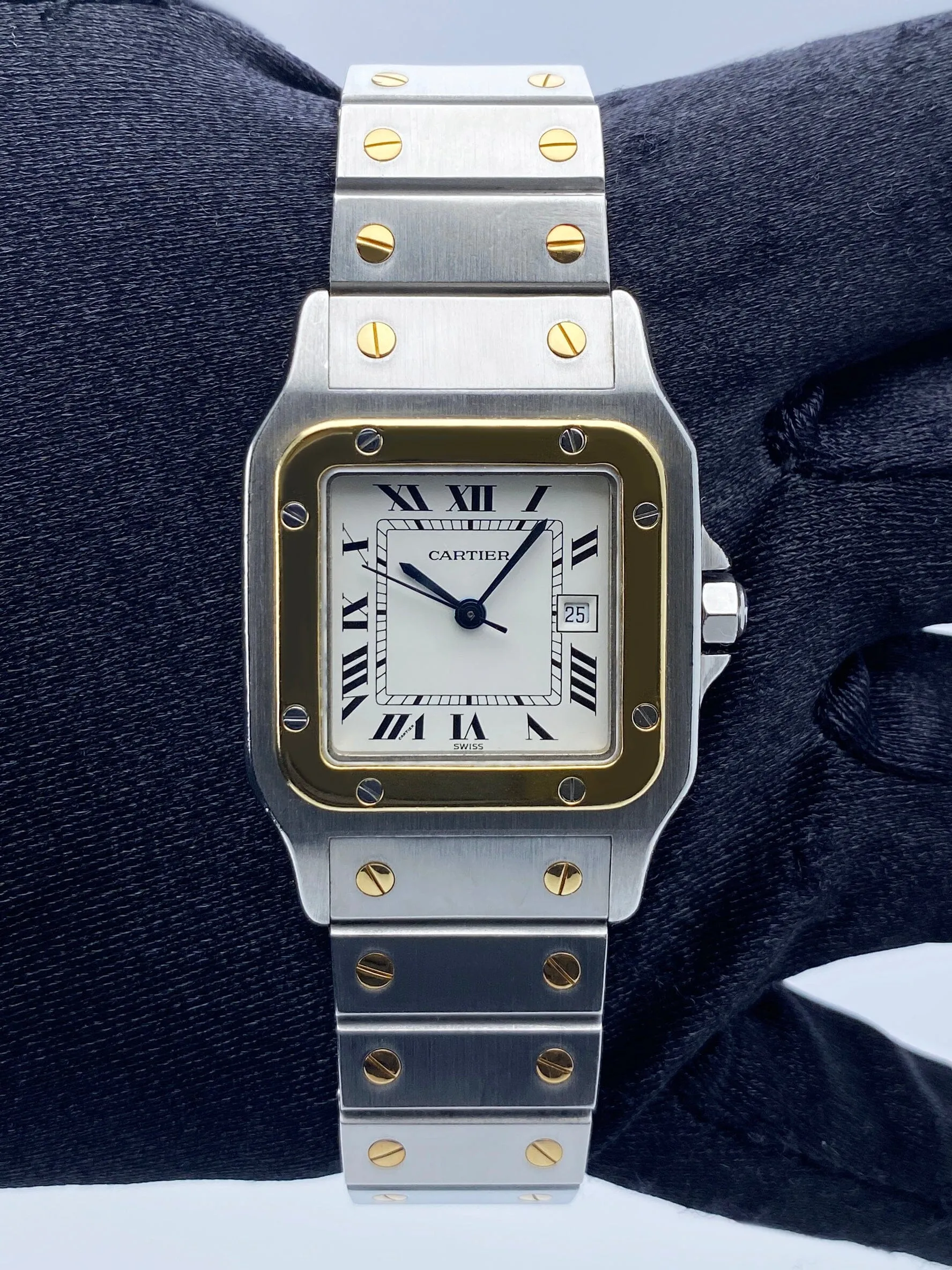 Cartier Santos Galbee 81036288 Two Tone Watch
