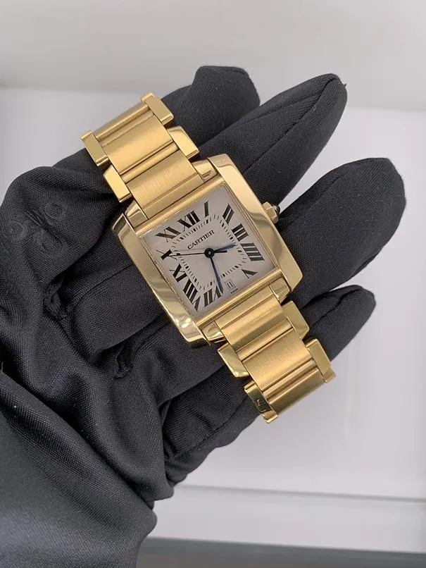 Cartier Tank Francaise 1840 18K Yellow Gold Men's Watch