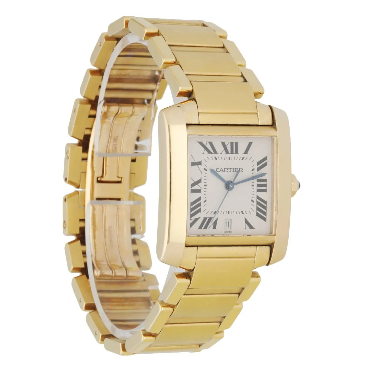 Cartier Tank Francaise 1840 18K Yellow Gold Men's Watch
